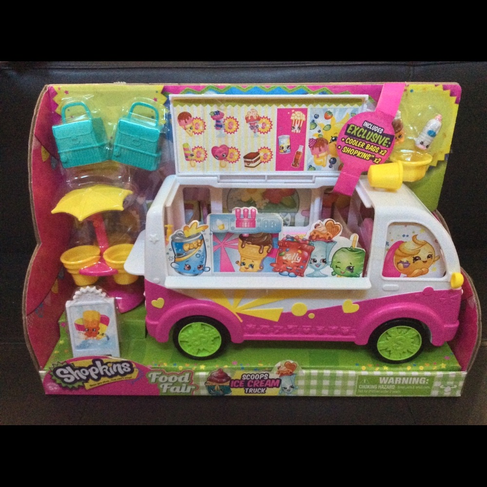 NIB Shopkins Season 3 Scoops Ice Cream Truck